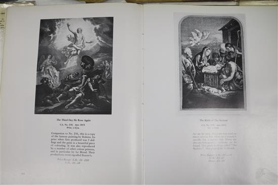 A collection of Baxter prints and Baxter book
